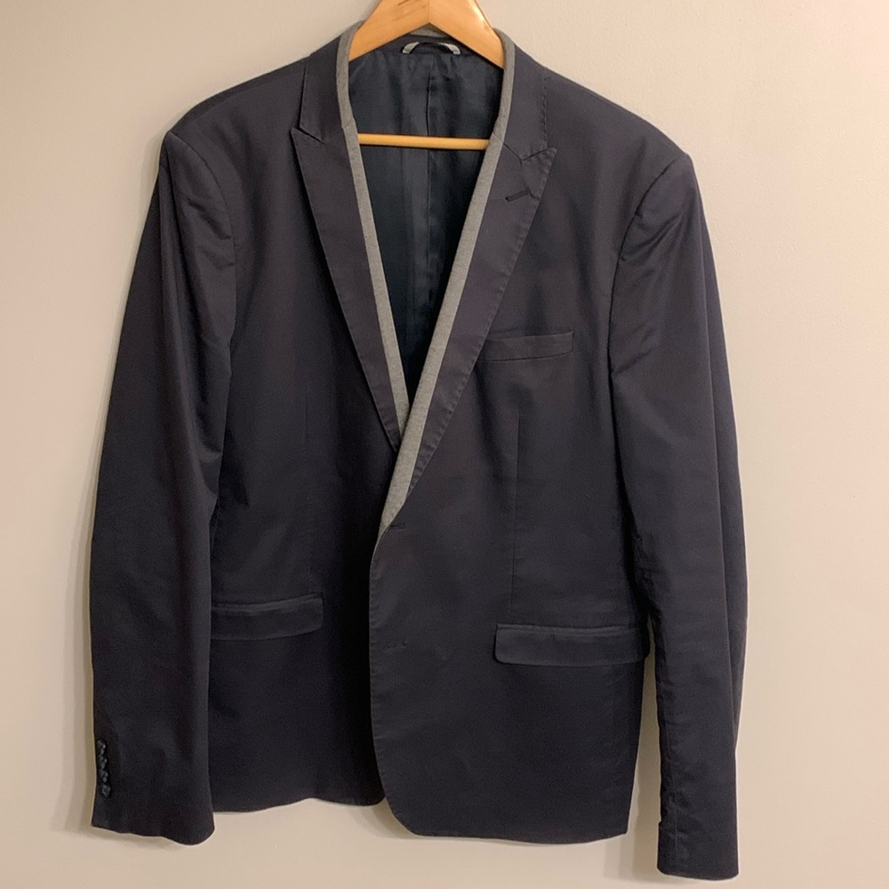 Navy and grey Mexx Blazer - 46